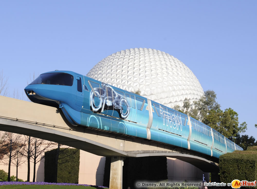 Imagen de Parque Temático Epcot  Epcot monorail