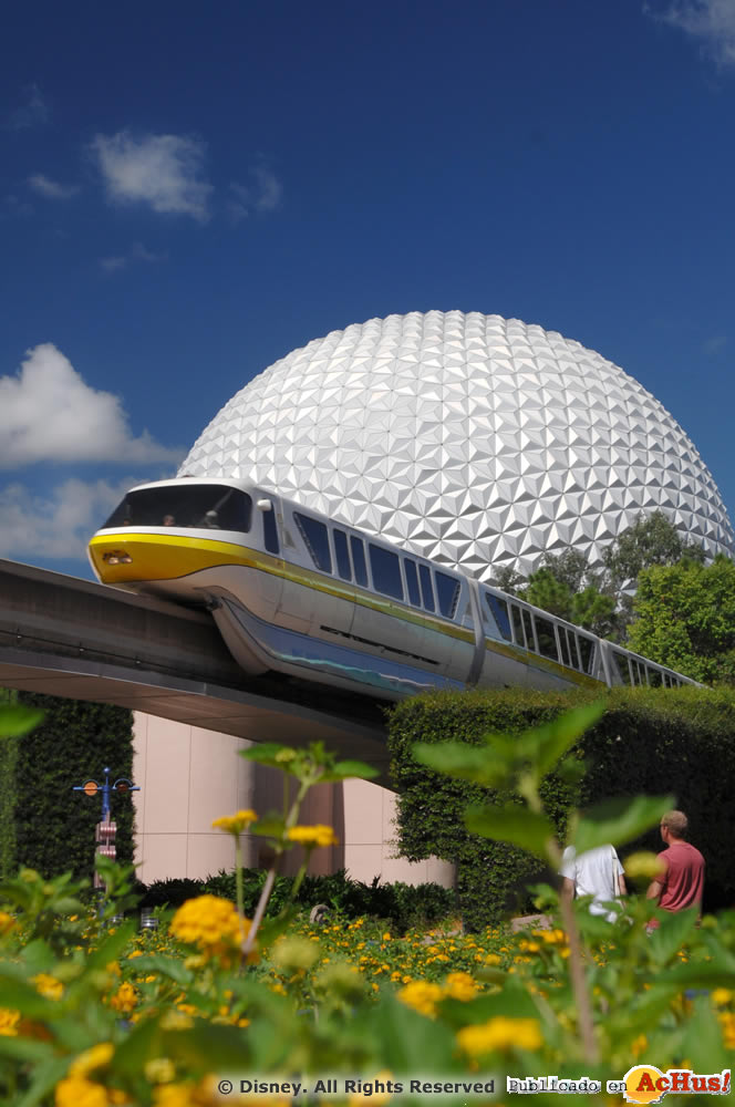 Imagen de Parque Temático Epcot  Monorail Epcot