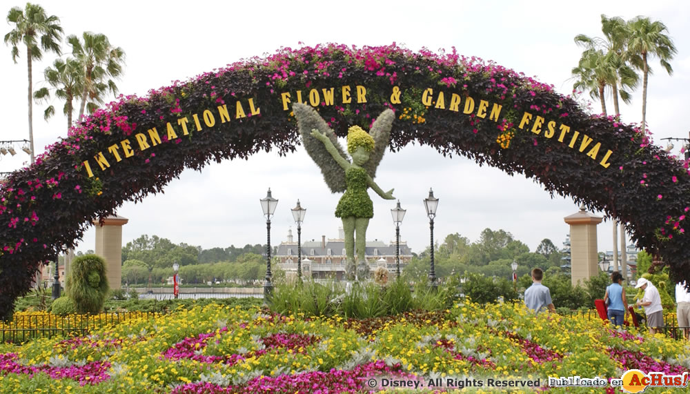 Imagen de Parque Temático Epcot  Tinker Bell Topiary