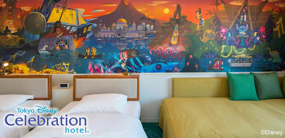 Mapa de Tokyo Disney Resort Hoteles